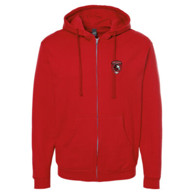 Sweethaven Lions Zip Hoodie Red Shield Thumbnail